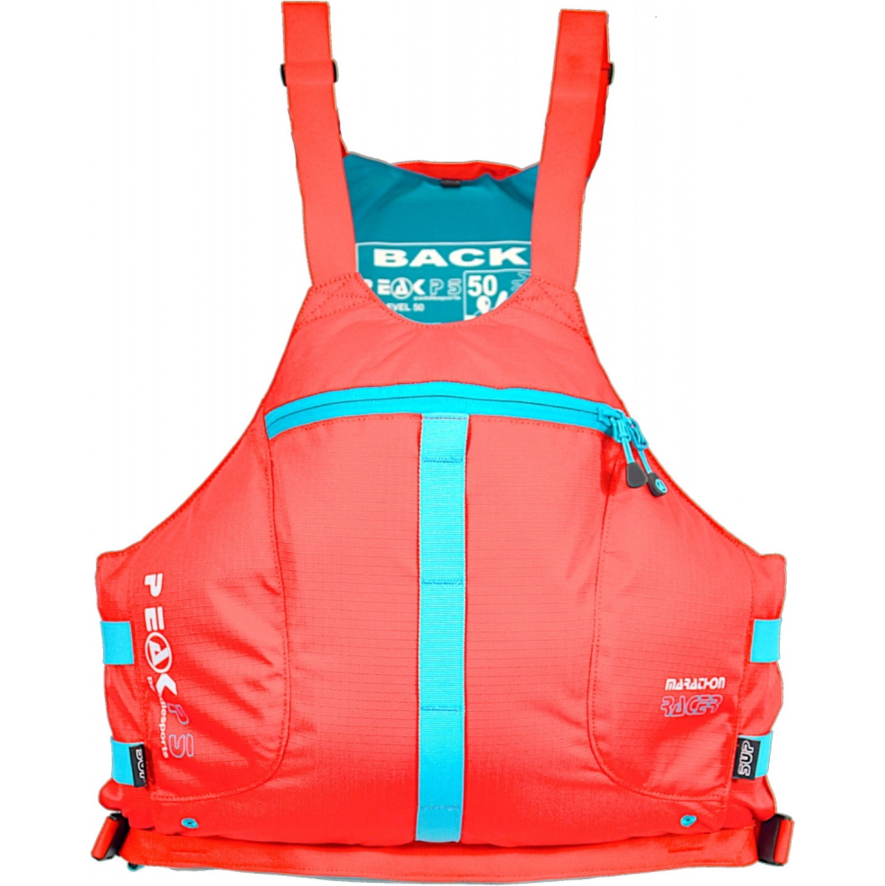 2026 Peak PS Marathon Chaleco De Ayuda A La Flotabilidad Racer 26MRV- RED - Red